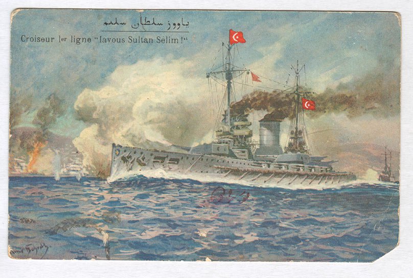 The Turkish Navy Destroyer Yavuz (Goben)