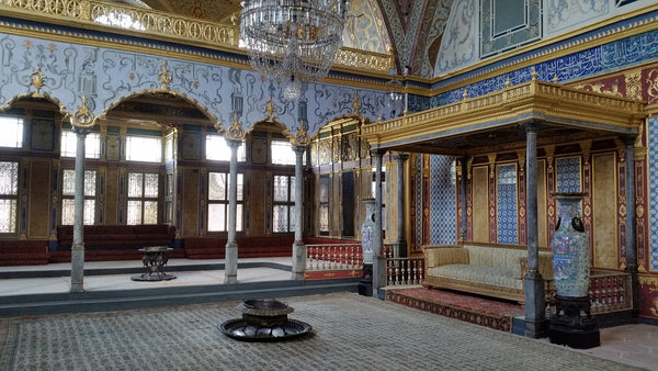 The imperial hall in the Topkapi Palace