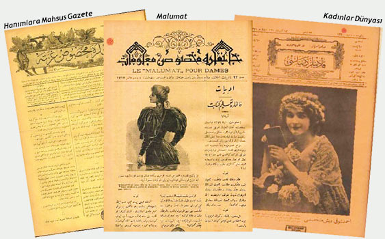 Women's fashion magazines from Ottoman era